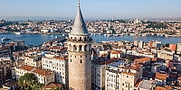 2024'ün İlk Dakikalarında İstanbul Boğazı Böyle Görüntülendi