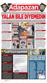 ADAPAZARI AKŞAM HABERLERİ