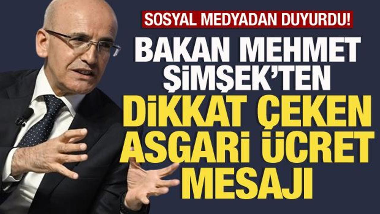 Bakan Şimşek’ten refah artışı ve vergide adalet mesajı