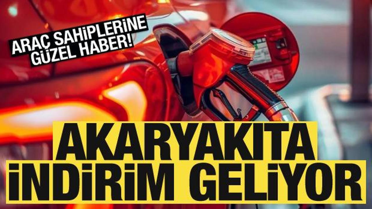 Benzin ve motorine indirim geliyor