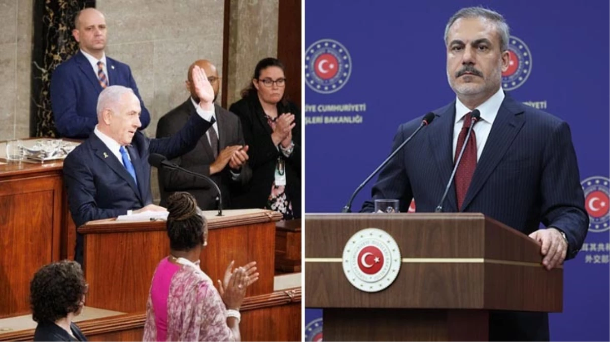 Bakan Fidan’dan ABD’deki skandala sert tepki: Netanyahu’yu alkışlayanlar eli kanlı bir suçlunun destekçileri olarak tarihe geçti