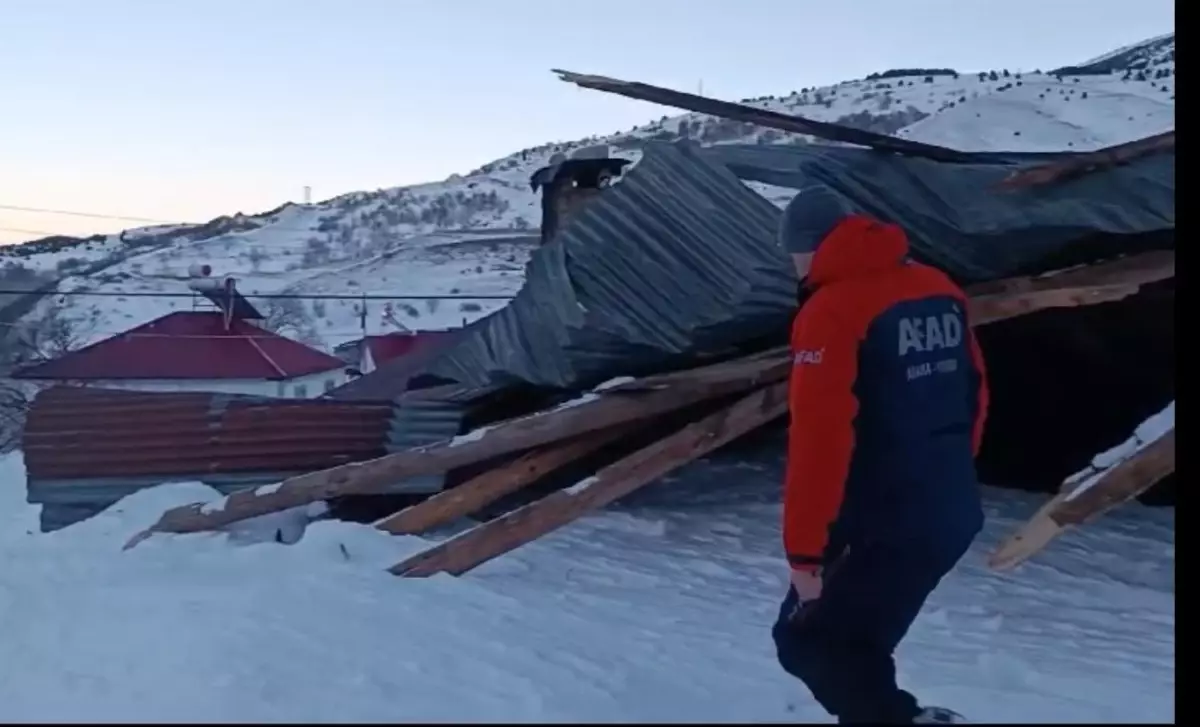 Ardahan’da Çığ Düşmesi Can Kaybı Olmadan Atlatıldı