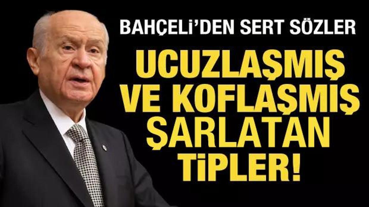 Bahçeli’den sert sözler: Koflaşmış şarlatan tipler!