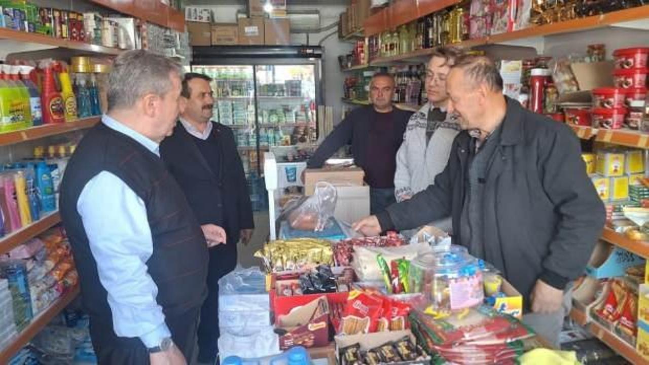 Destici’den boykota cevap: Esnaftan alışveriş yaptı