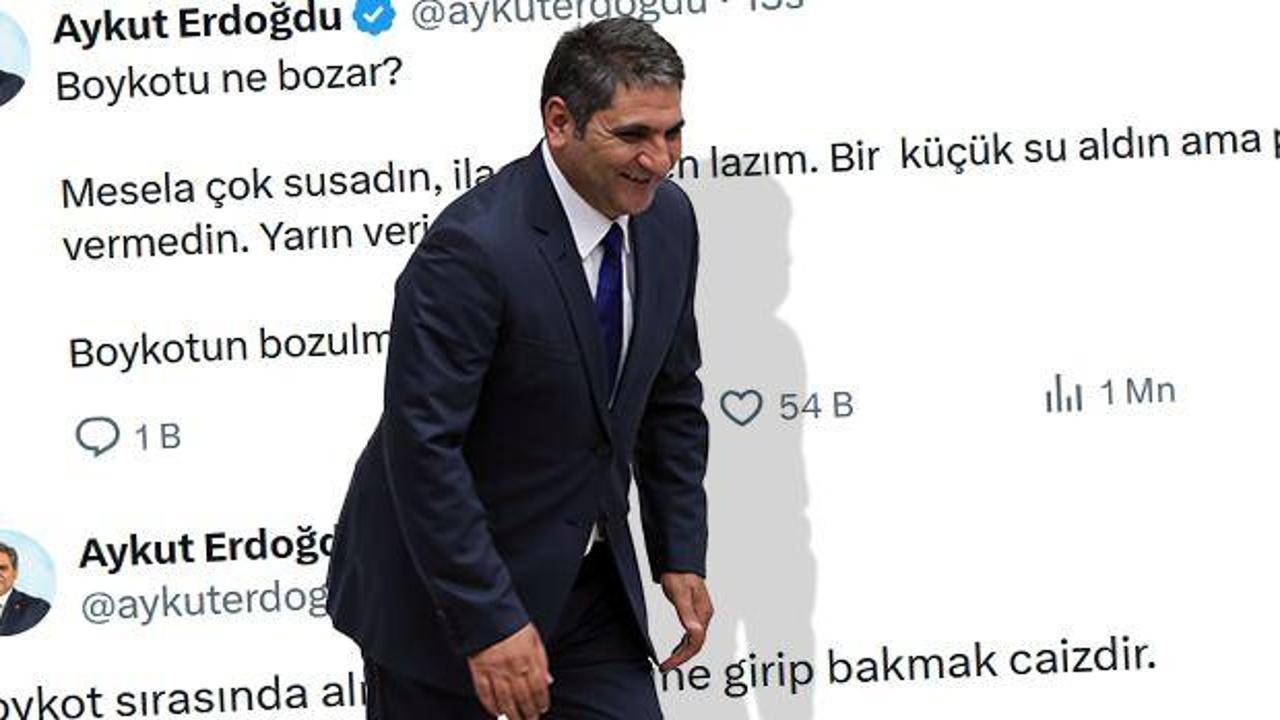 CHP’li Erdoğdu boykot bahanesiyle İslami değerlerle alay etti
