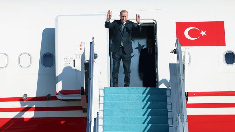 Cumhurbaşkanı Erdoğan, Azerbaycan’a gitti
