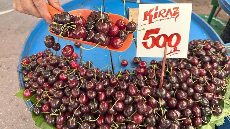 Zirai donun vurduğu kiraz, Eskişehir’de kilosu 500 liradan satışta