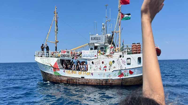 Gazze’ye yardım için yola çıkan Handala gemisiyle yeniden iletişim sağlandı