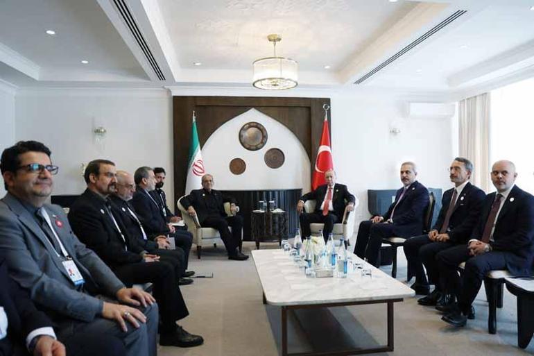 Cumhurbaşkanı Erdoğan, İran Cumhurbaşkanı Pezeşkiyan ile görüştü