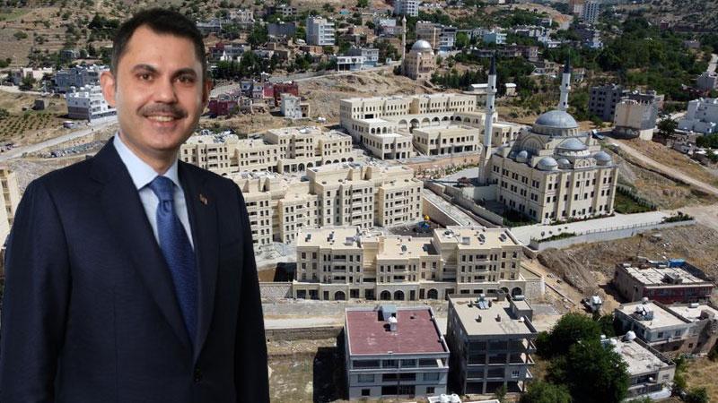 Bakan Kurum: Kentsel dönüşümün en güzel örneklerinden biri Mardin Yeşilli’de