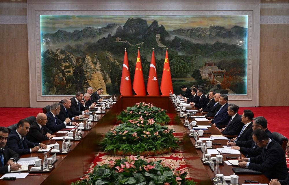 Cumhurbaşkan Erdoğan'dan Çin'de liderlerle peş peşe görüşmeler