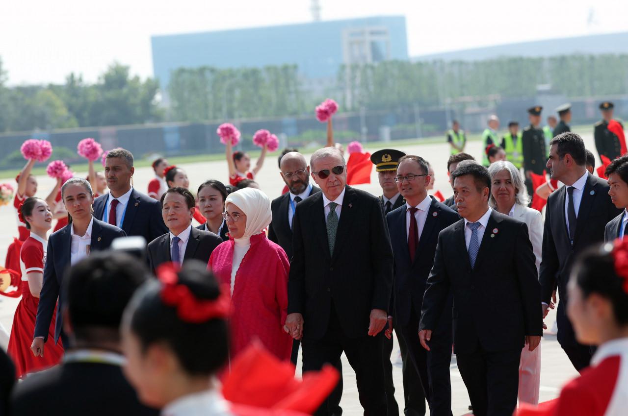 Cumhurbaşkan Erdoğan'dan Çin'de liderlerle peş peşe görüşmeler
