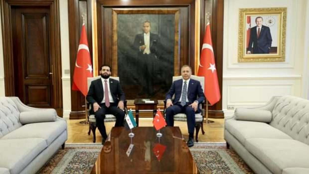 Bakan Yerlikaya, Suriyeli mevkidaşı ile görüştü