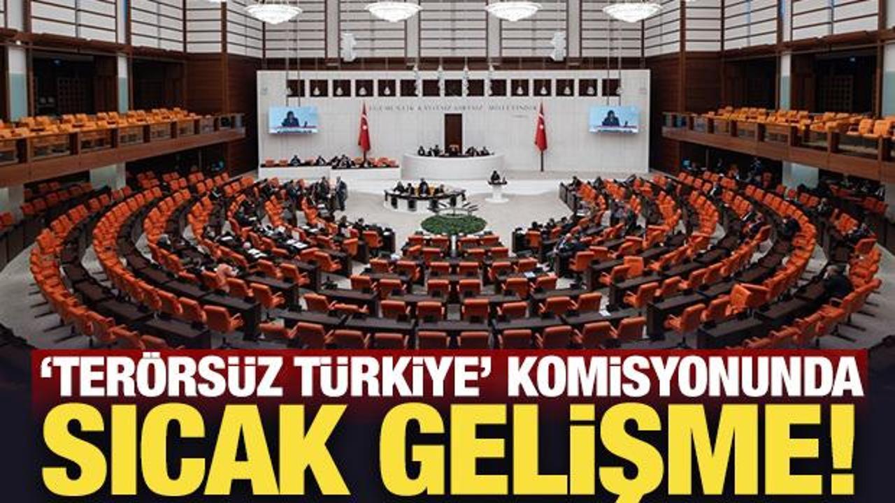‘Terörsüz Türkiye’ komisyonunda ön toplantının saati belli oldu