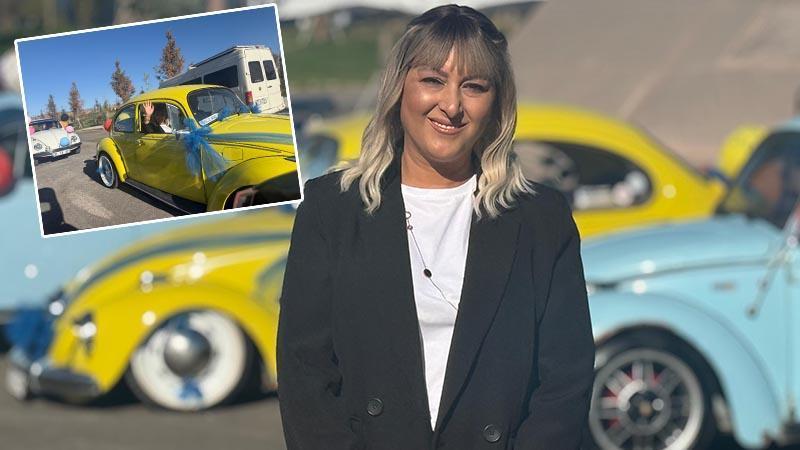 Kanseri yenen Şebnem için vosvos konvoyu