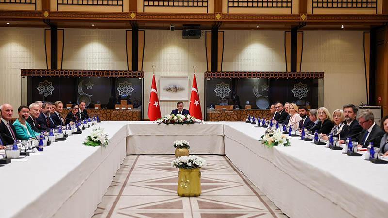 Cevdet Yılmaz, AB ülkelerinin büyükelçileriyle bir araya geldi