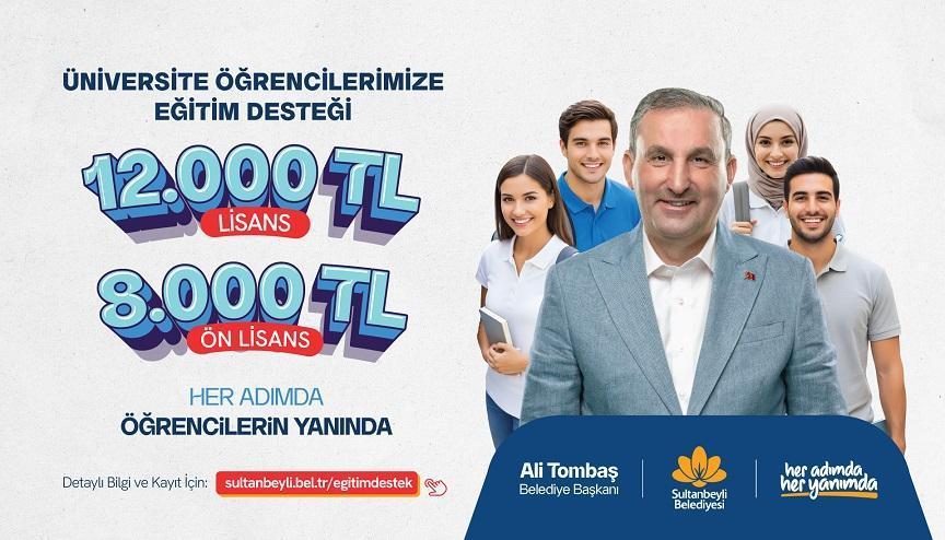 Sultanbeyli Belesiyesi’nden üniversiteyi kazanan gençlere eğitim desteği