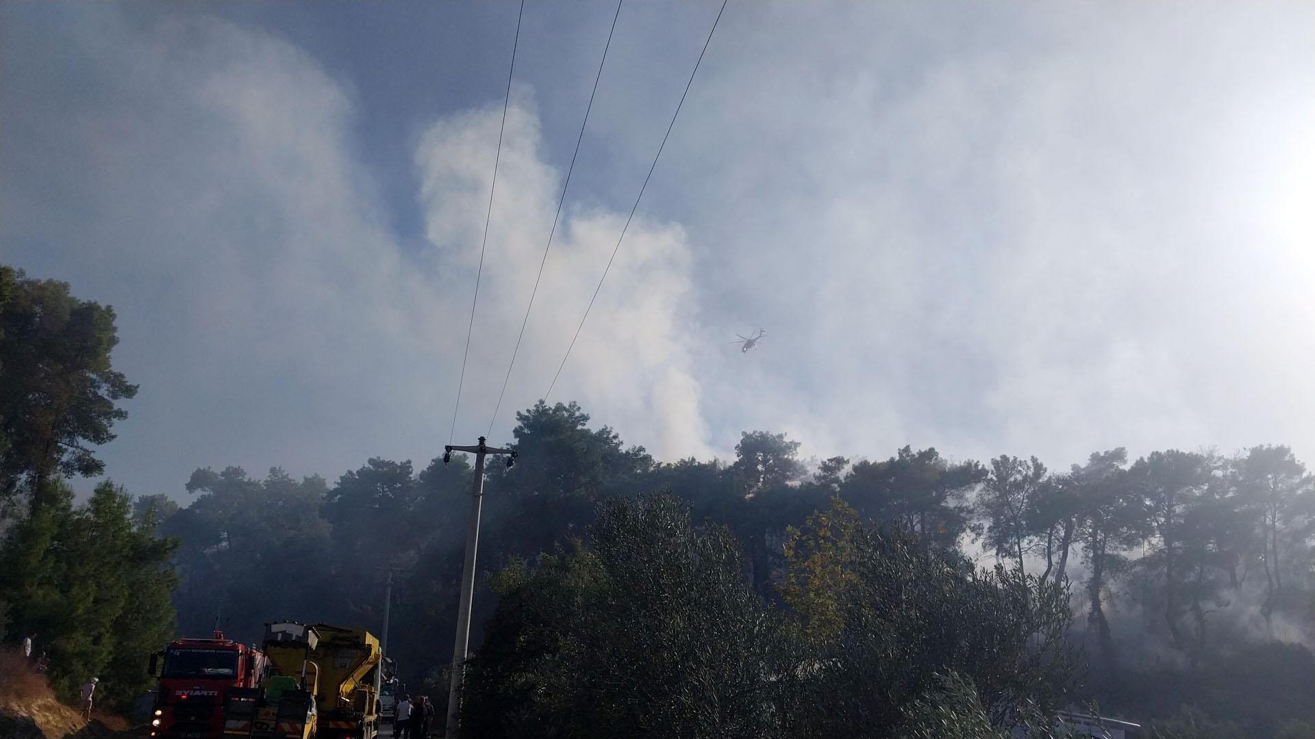 Antalya’da orman yangını kontrol altına alındı, 10 hektar alan zarar gördü (2)