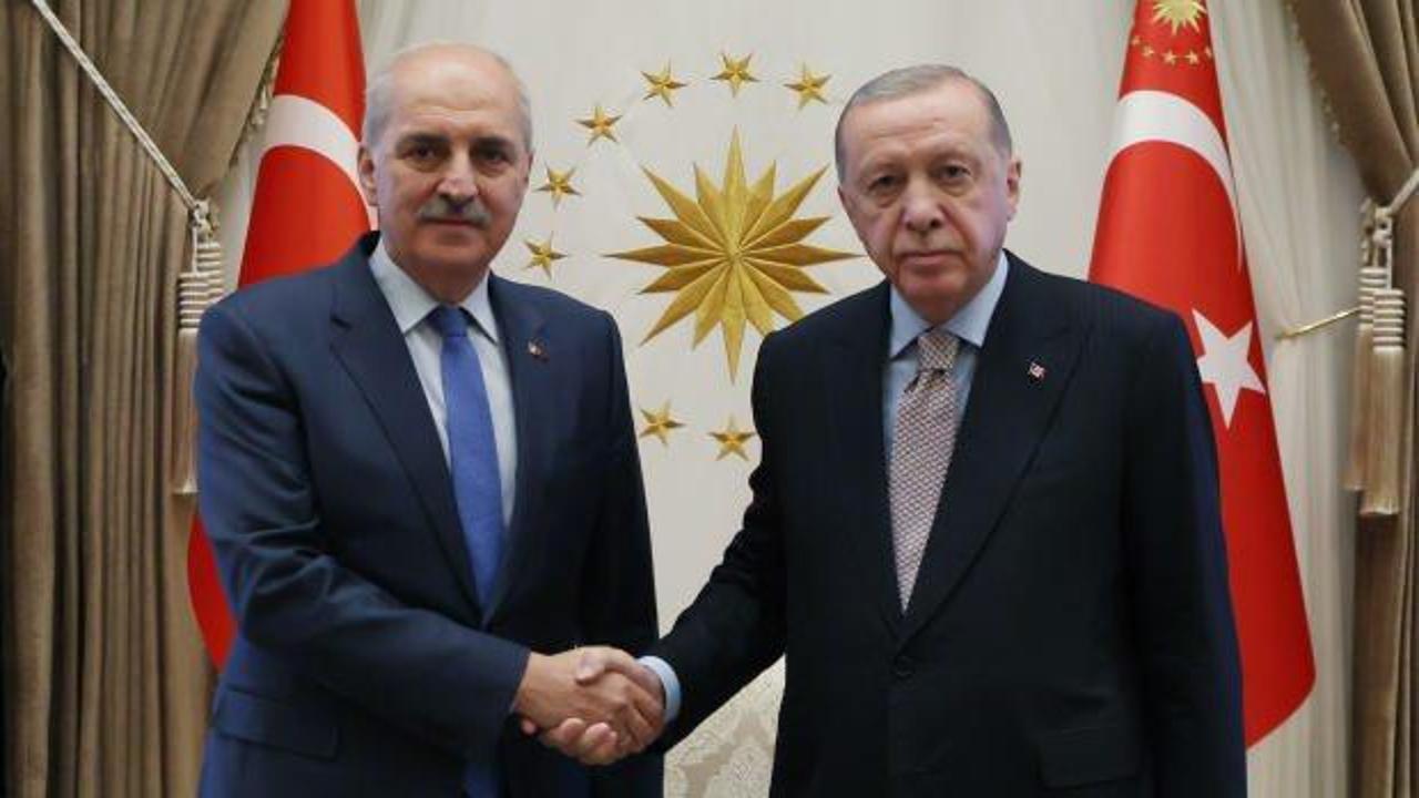 Cumhurbaşkanı Erdoğan, Numan Kurtulmuş’u kabul etti