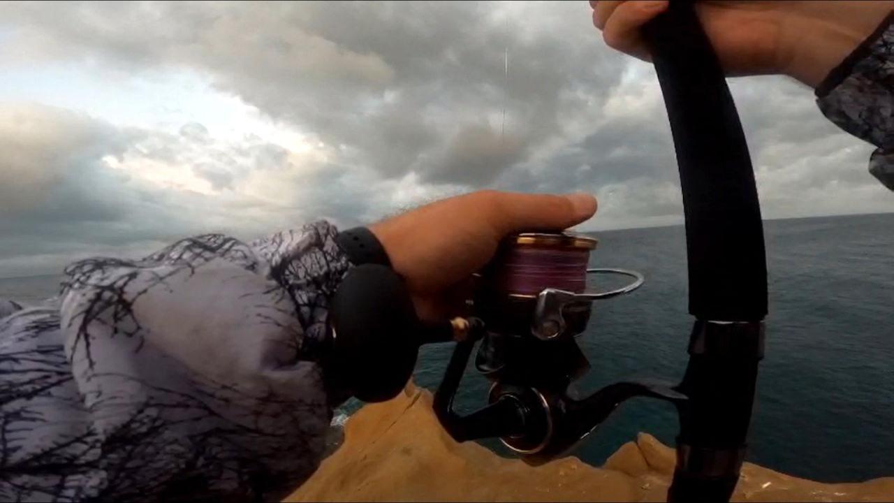 Oltayla yakaladı: Tam 1 metre 74 santim