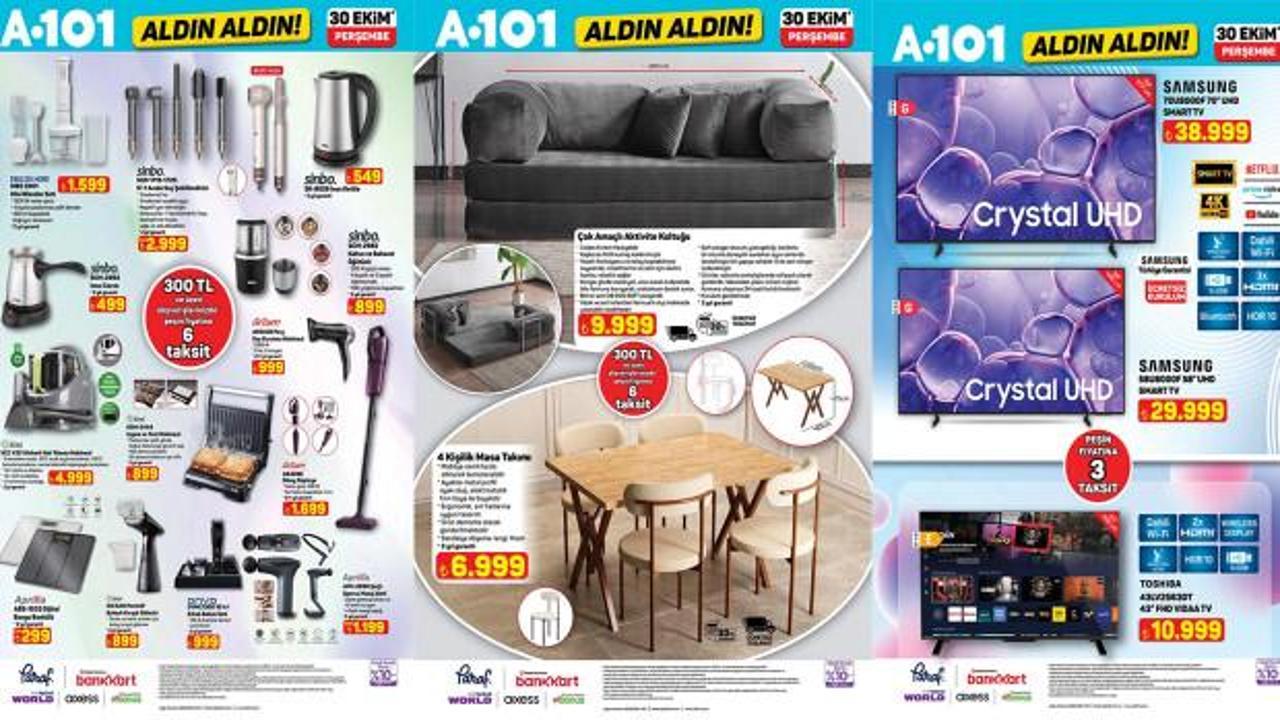 A101’e indirimli TV, mobilya ve ev gereçleri geliyor! Büyük kampanya…