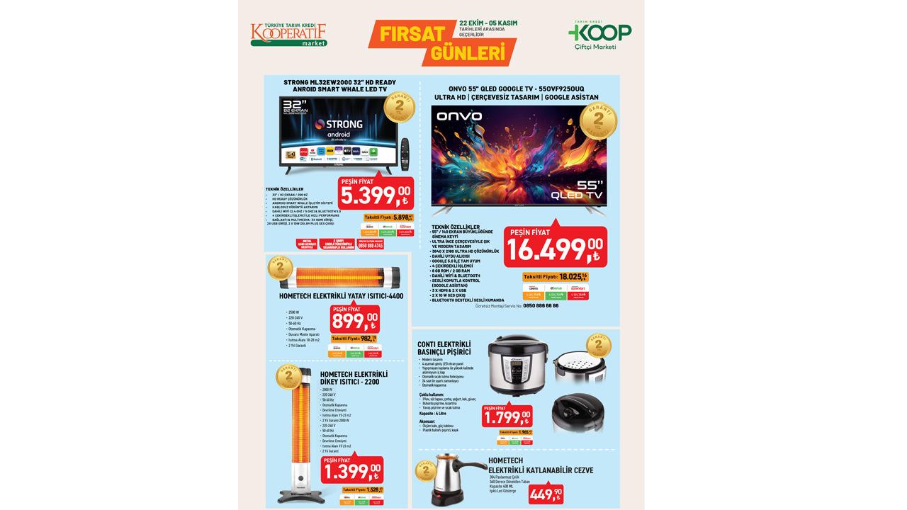 Tarım Kredi Market, yeni indirim dönemine girdi! Güncel fiyatlar şaşırttı