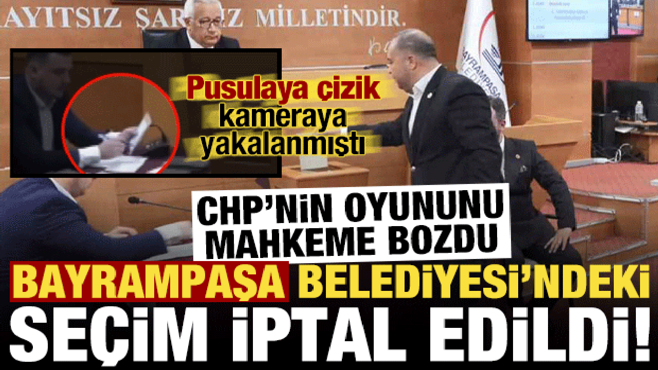 Son dakika: Bayrampaşa Belediyesi başkanvekilliği seçimleri iptal edildi!