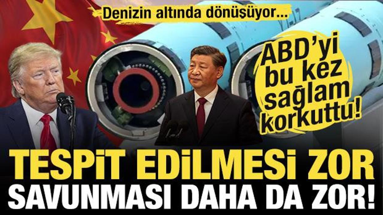 Çin’den ABD’yi korkutan hamle: Deniz altında hipersonik füzeye dönüşüyor!