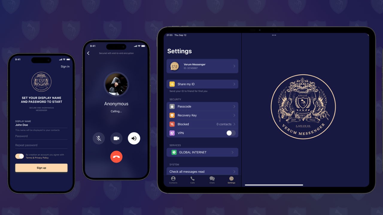 Verum Messenger: Yapay Zekâ Destekli, eSIM Entegreli Tam Anonim Mesajlaşma