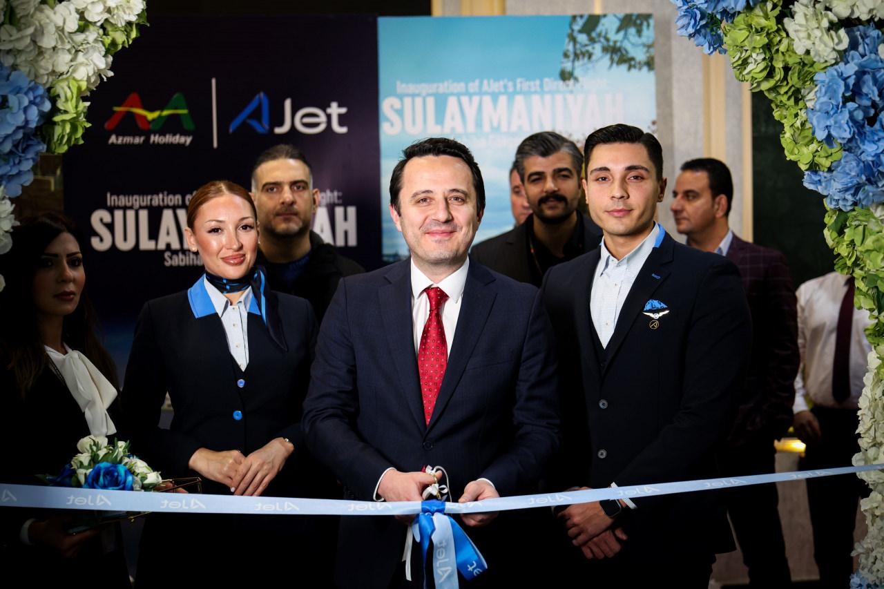 AJet İstanbul’dan Süleymaniye’ye ilk seferini yaptı