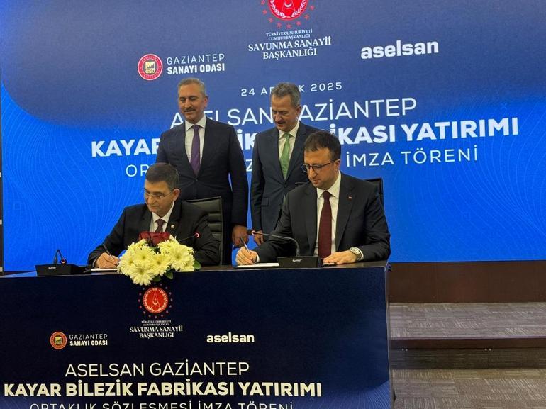 ASELSAN Gaziantep Kayar Bilezik Fabrikası için sözleşme imzalandı