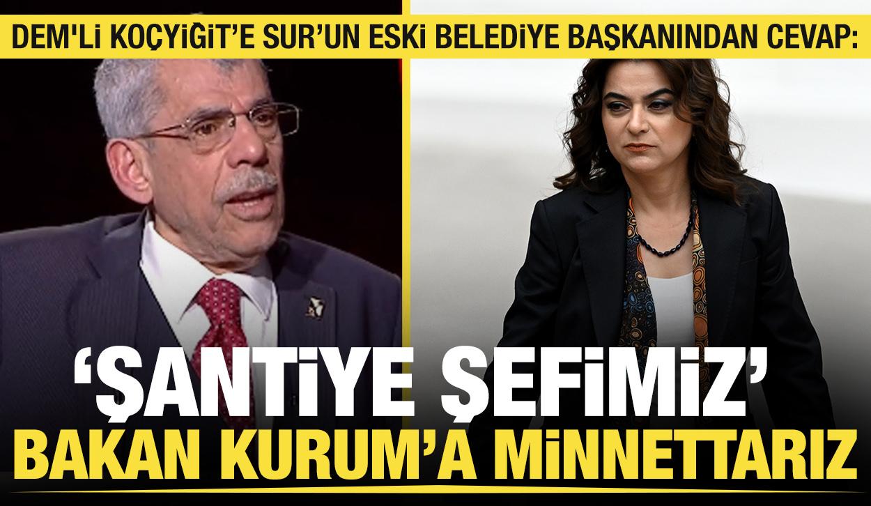 Bakan Kurum’dan DEM Partili Koçyiğit’e ‘şantiye şefi' yanıtı: Bizim için büyük bir gurur