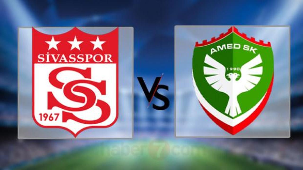 Sivasspor – Amedspor Canlı şifresiz izle: Sivasspor – Amedspor ilk 11’ler