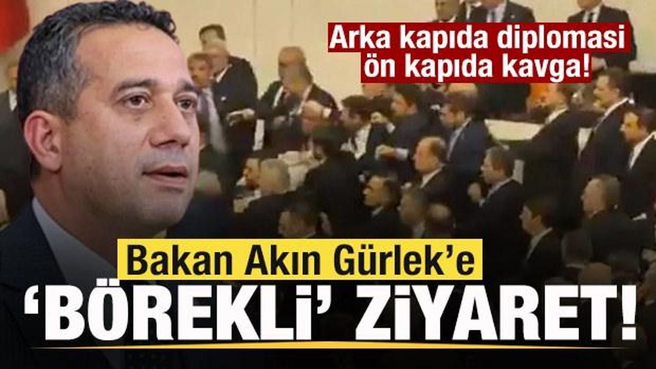 CHP’li Ali Mahir Başarır’dan Gürlek’e arka kapıda ‘börekli’ ziyaret!
