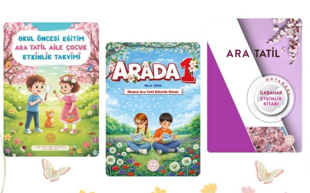 MEB’den öğrencilere ara tatil sürprizi: Boyama, bulmaca ve hikaye kitapları...