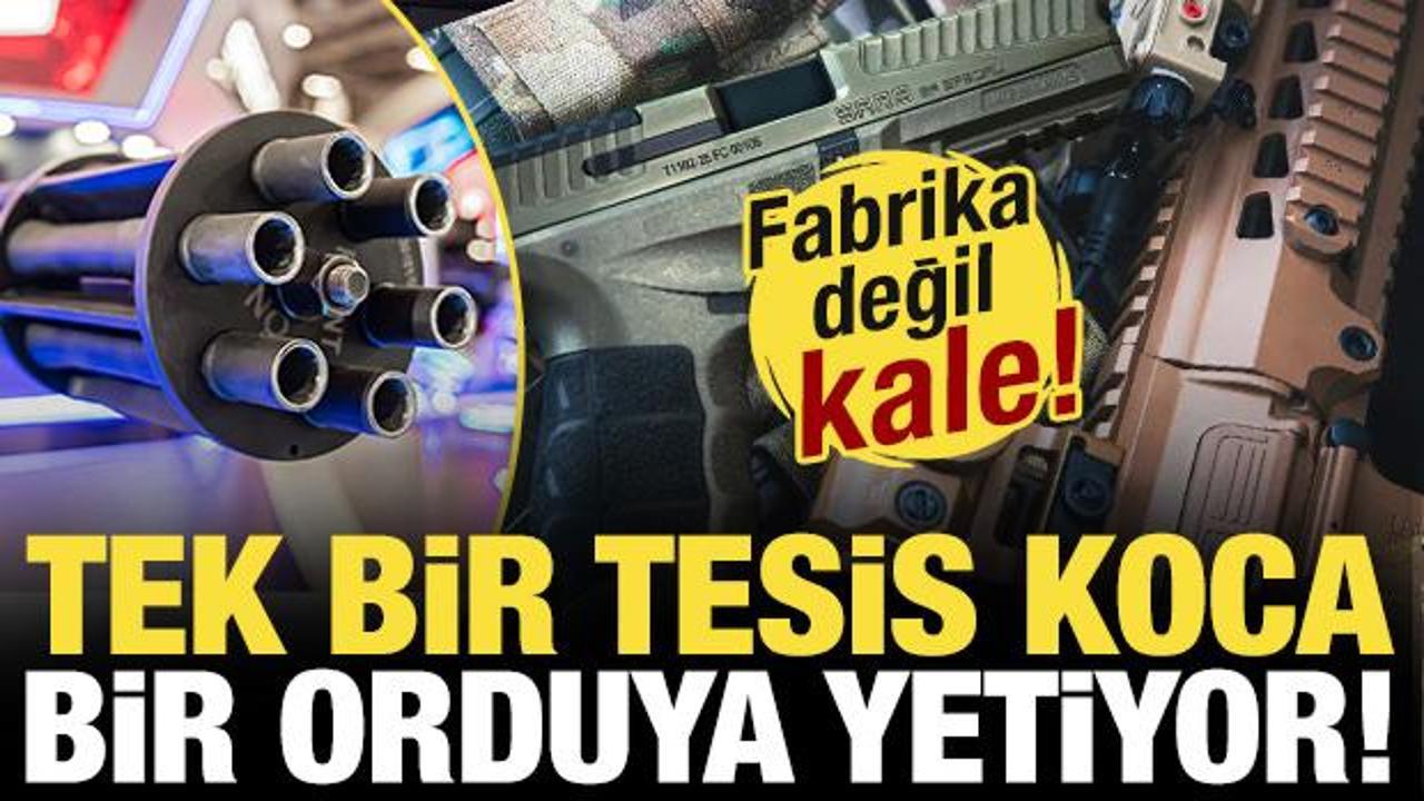 Tek bir tesis koca bir orduya yetiyor! Sarsılmaz’ın dev üretim üssünde her şey yerli!