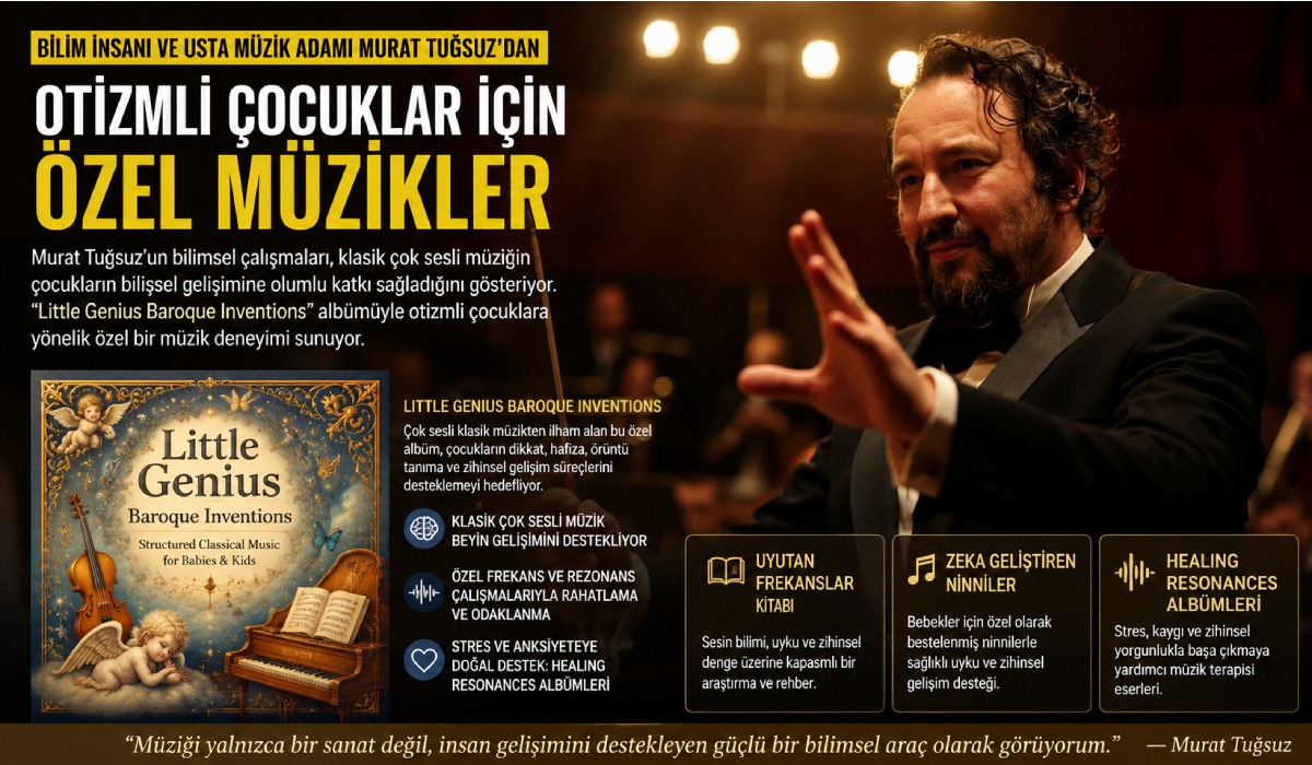 Bilim İnsanı ve Usta Müzik Adamı Murat Tuğsuz’dan Otizmli Çocuklara Yönelik Özel Müzik Projesi