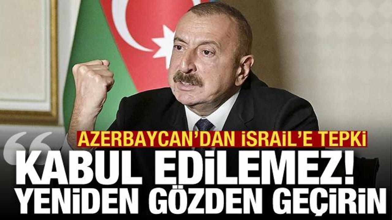 Azerbaycan’dan İsrail’e tepki: Tarihi çarpıtma kabul edilemez!