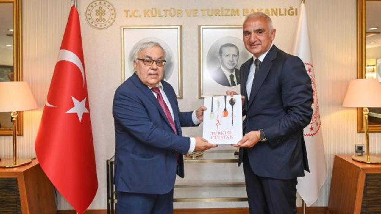 Bakan Ersoy, Rusya Büyükelçisi Verşinin’i kabul etti