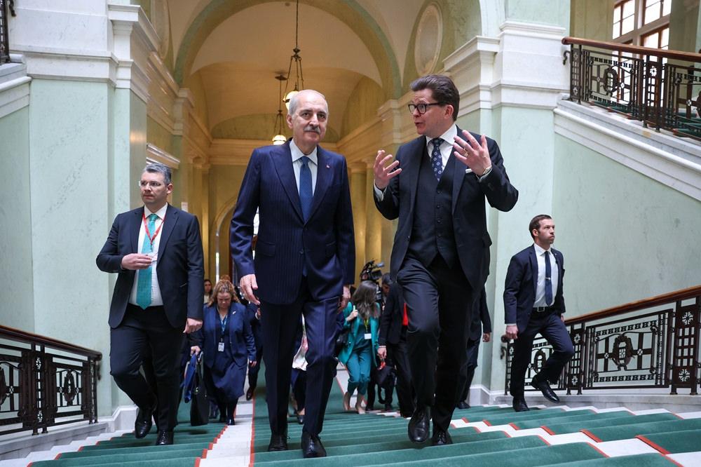 TBMM Başkanı Kurtulmuş, İsveç Parlamentosu Başkanı Norlen ile görüştü