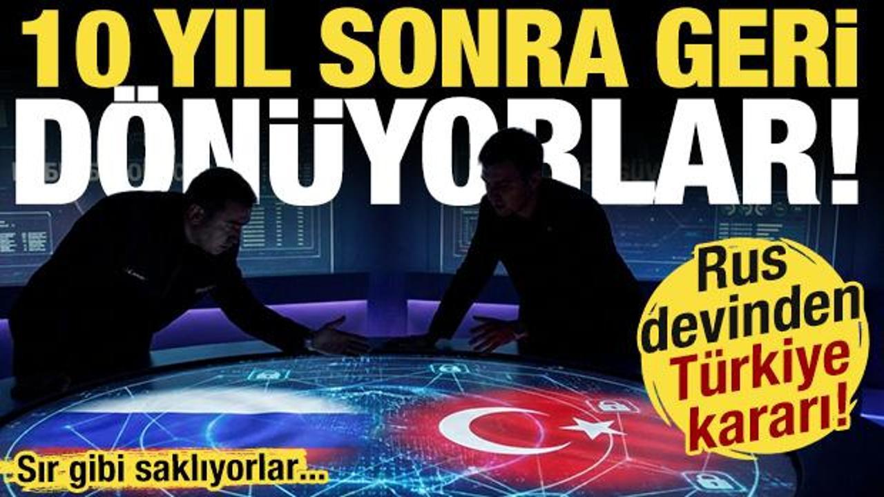 Rus devinden Türkiye kararı: Görüşmeler başladı! Sır gibi saklıyorlar…