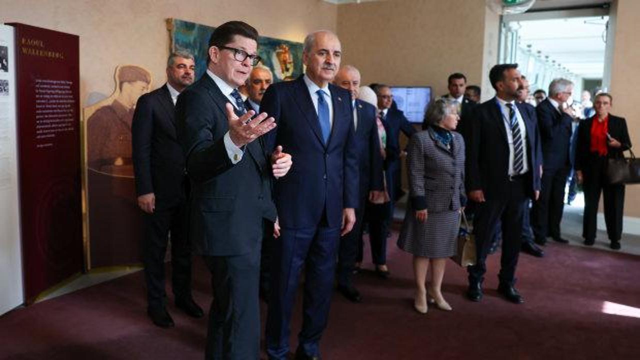 TBMM Başkanı Kurtulmuş, İsveç Parlamentosu Başkanı Norlen ile görüştü
