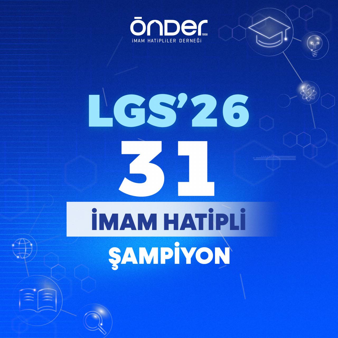 LGS'de imam hatiplilerden büyük başarı! 31 öğrenci 500 tam puan aldı