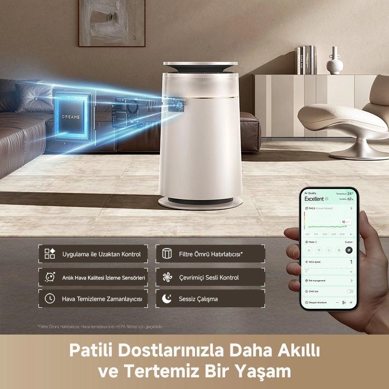 Dreame FP10 detaylı analiz: Evcil hayvan tüylerini kendi kendine toplayan hava temizleyici