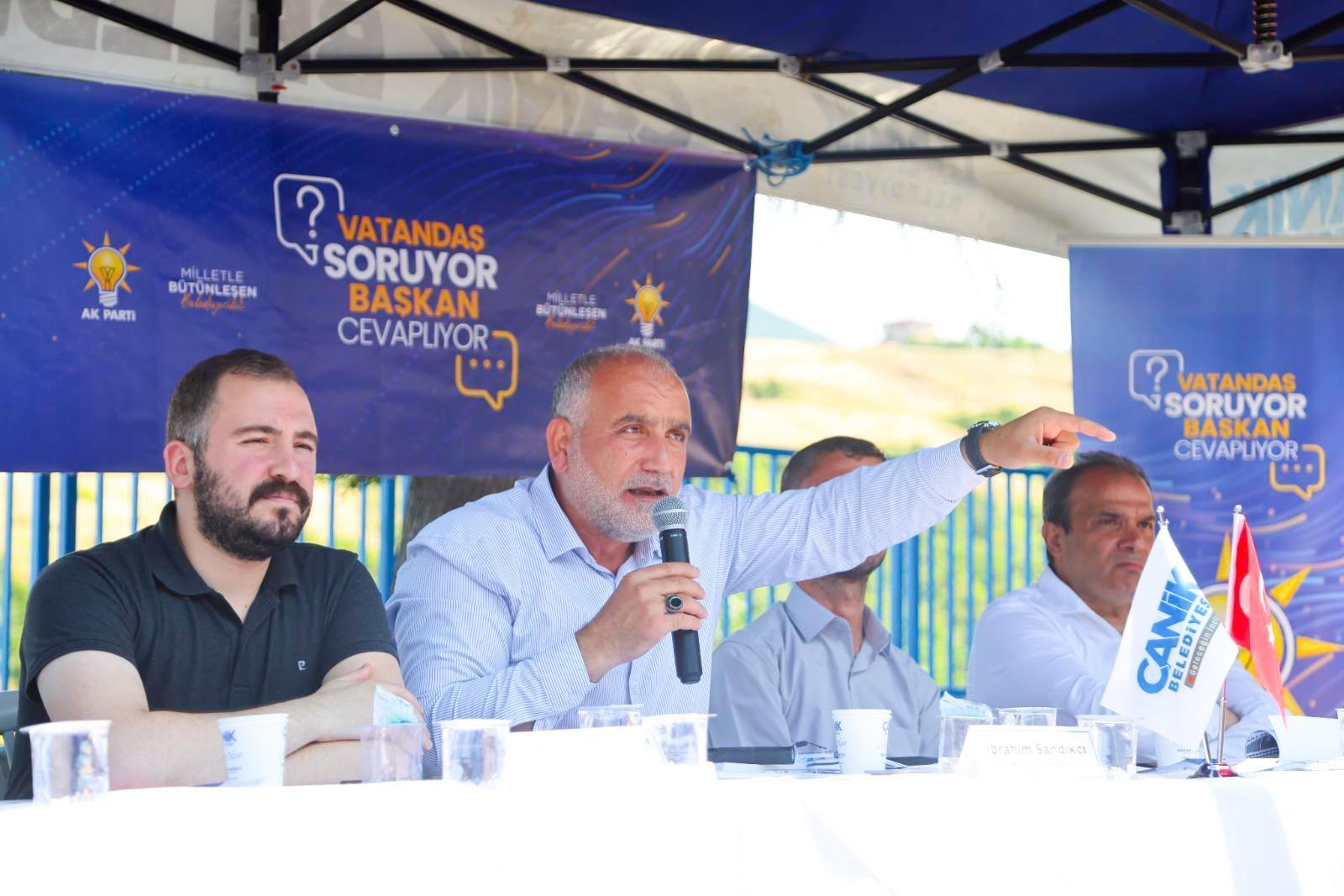 Canik’te vatandaş sordu, Başkan Sandıkçı cevapladı
