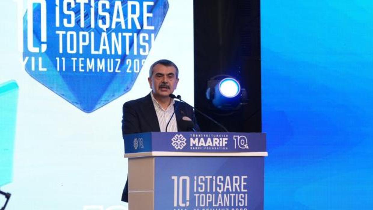 Bakan Tekin’den Türkiye Maarif Vakfı mesajı: Tarihi bir adım