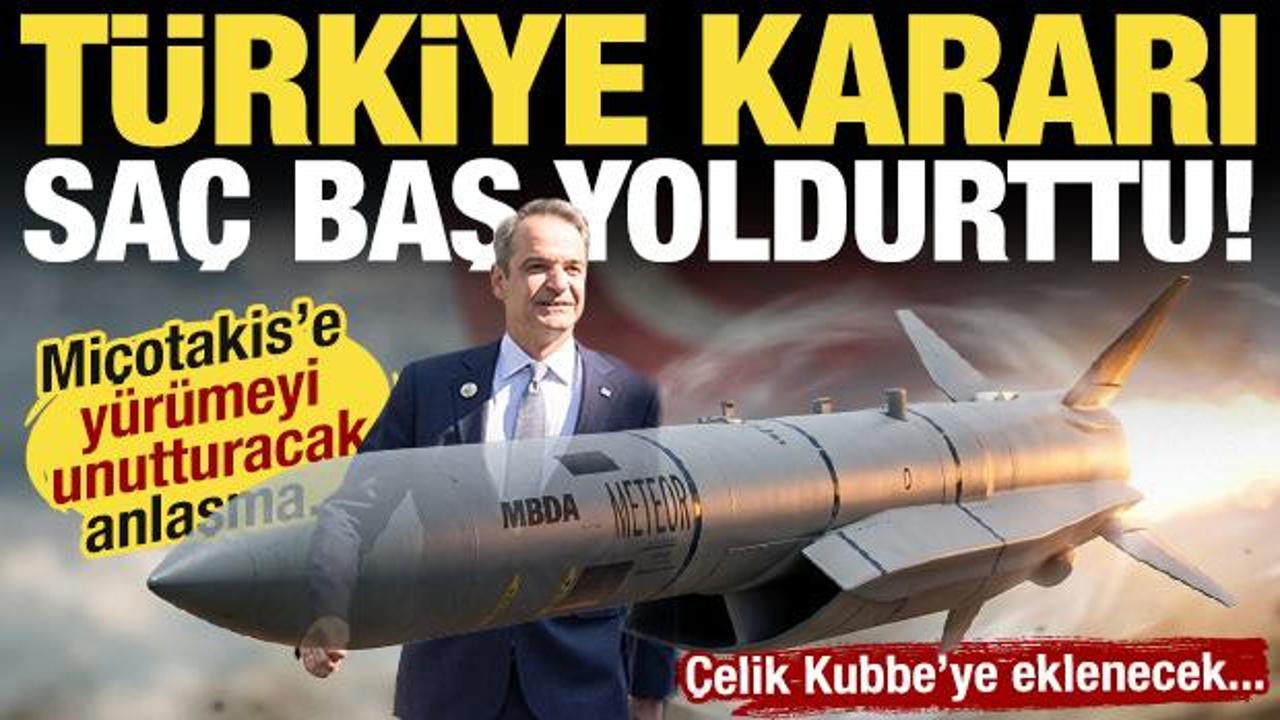 Türkiye kararı Yunanistan’a saç baş yoldurttu! Hazır hale geldi: Çelik Kubbe’ye eklenecek!