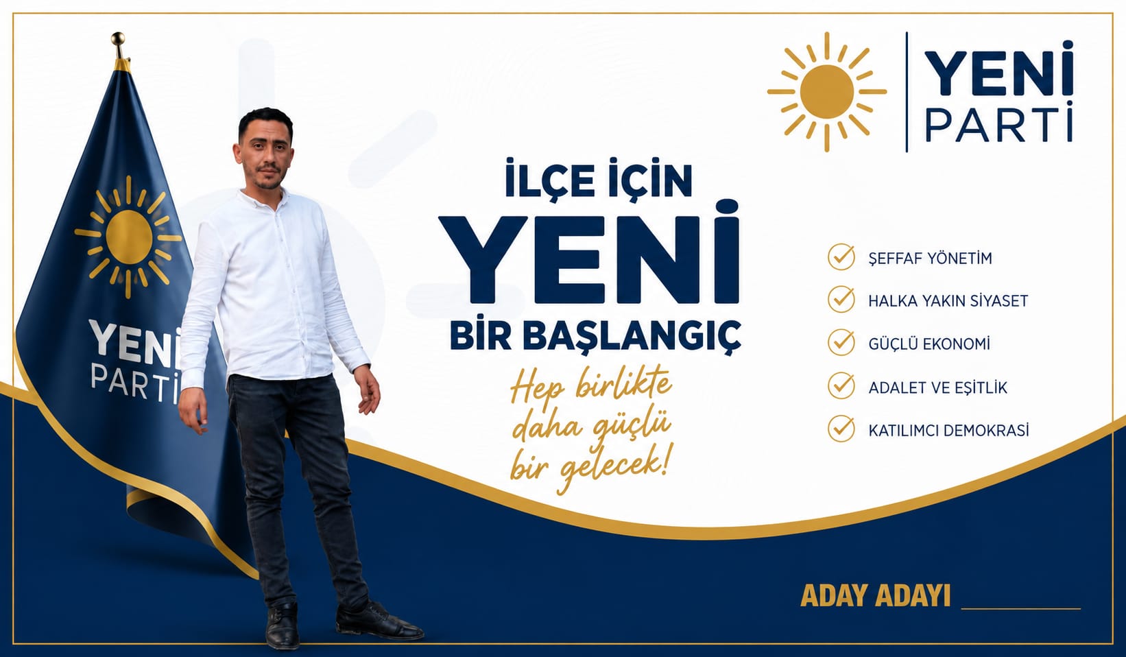 Ekrem Sarıkaya,Kayseri Bünyan’da YENİ Parti İlçe Başkanlığı İçin Adaylığını Açıkladı