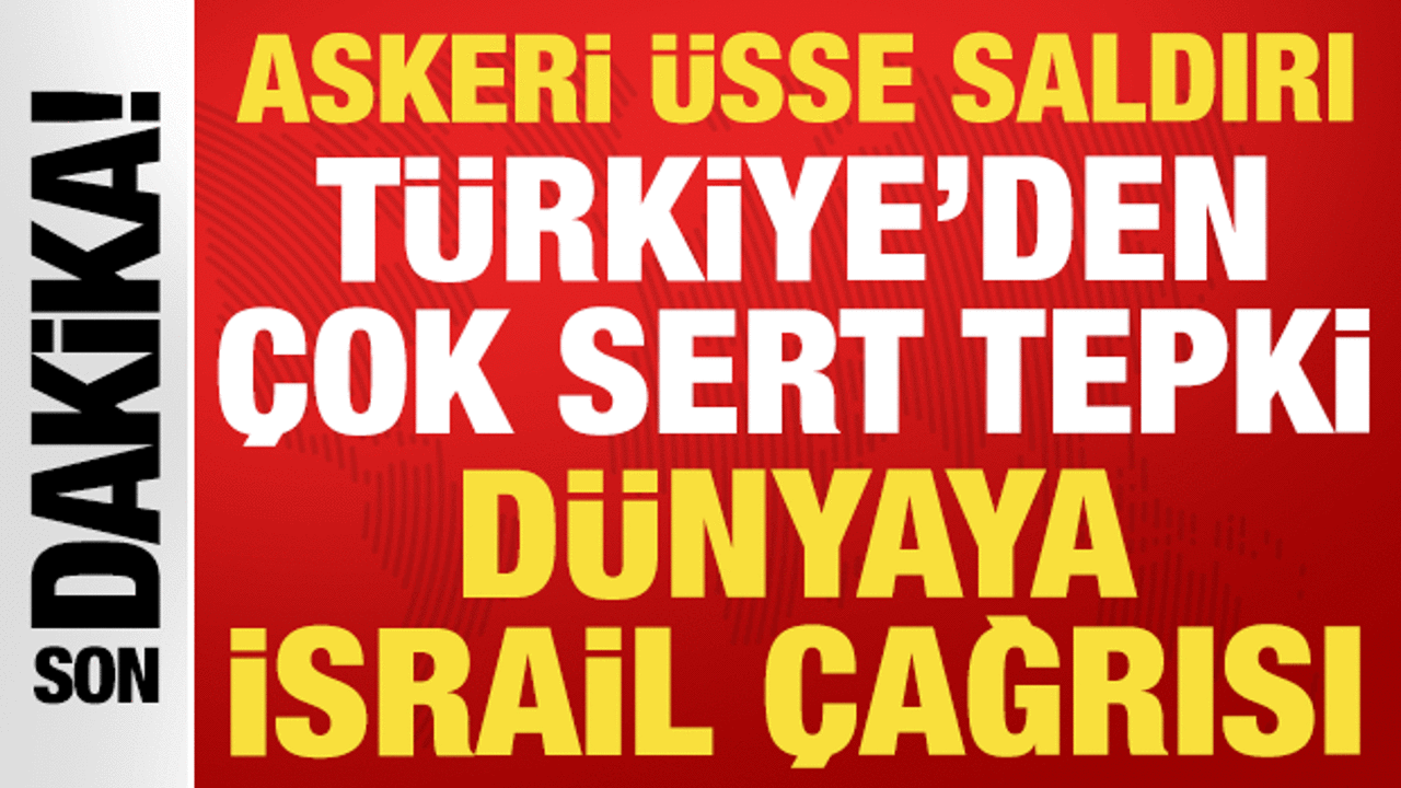Türkiye’den İsrail’in İdlib’de düzenlediği saldırıya kınama