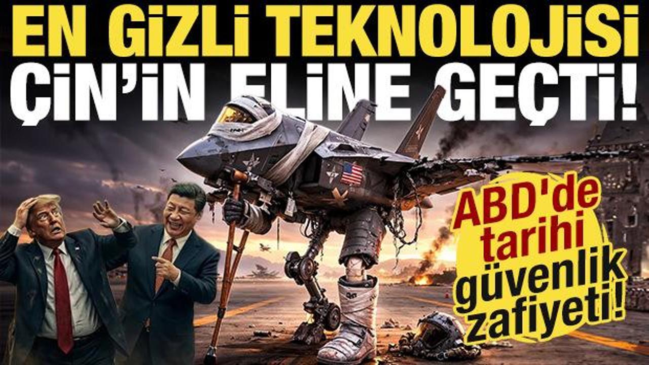 ABD’de tarihi güvenlik zafiyeti! Gizli F-35 parçaları Çin’in eline geçti!